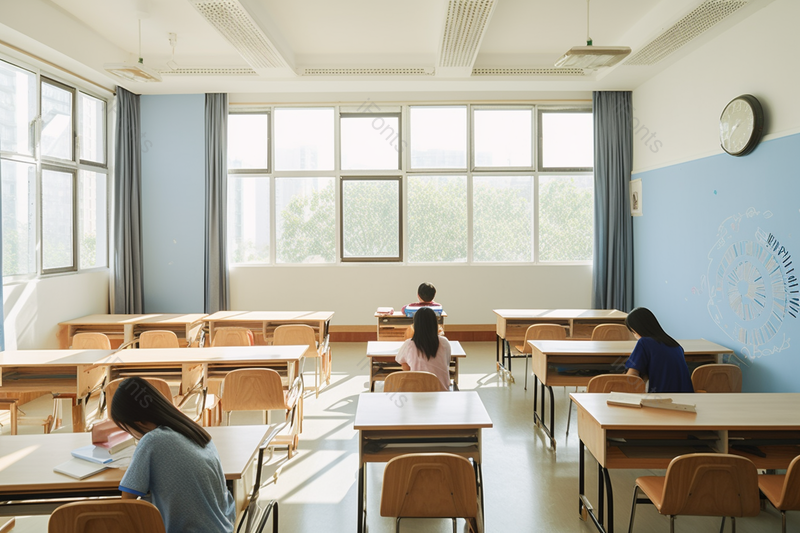 同学们在校园自习室中努力学习,高清,摄影图,摄影图片,图片大全,摄影图免费下载